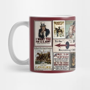 Vintage Army Recruitment Posters Mug